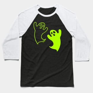 Ghostly Contrast (Green Version) Baseball T-Shirt